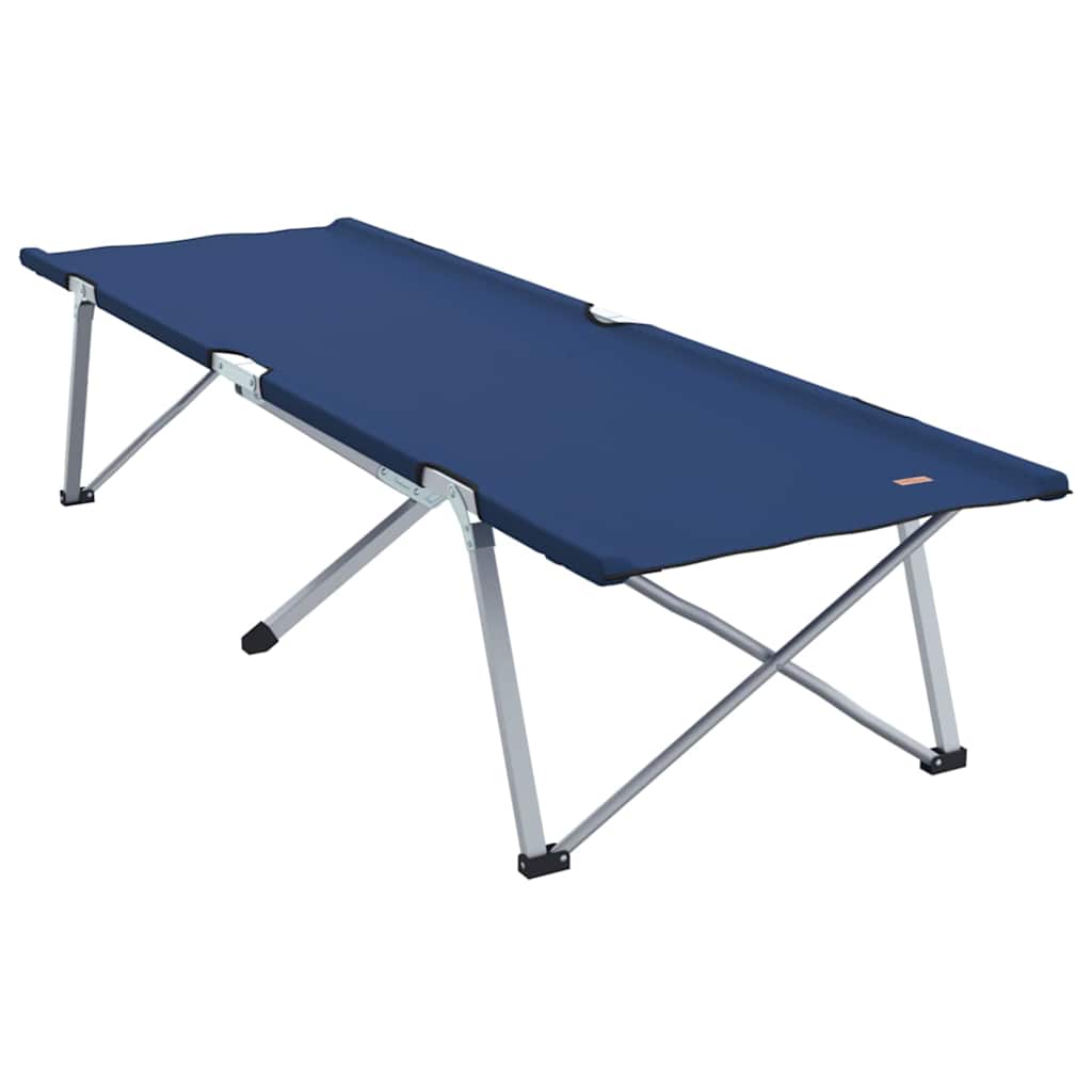 Foldende Camping Seng 2 stk. Blå 194 x 62,5 x 42,5 cm