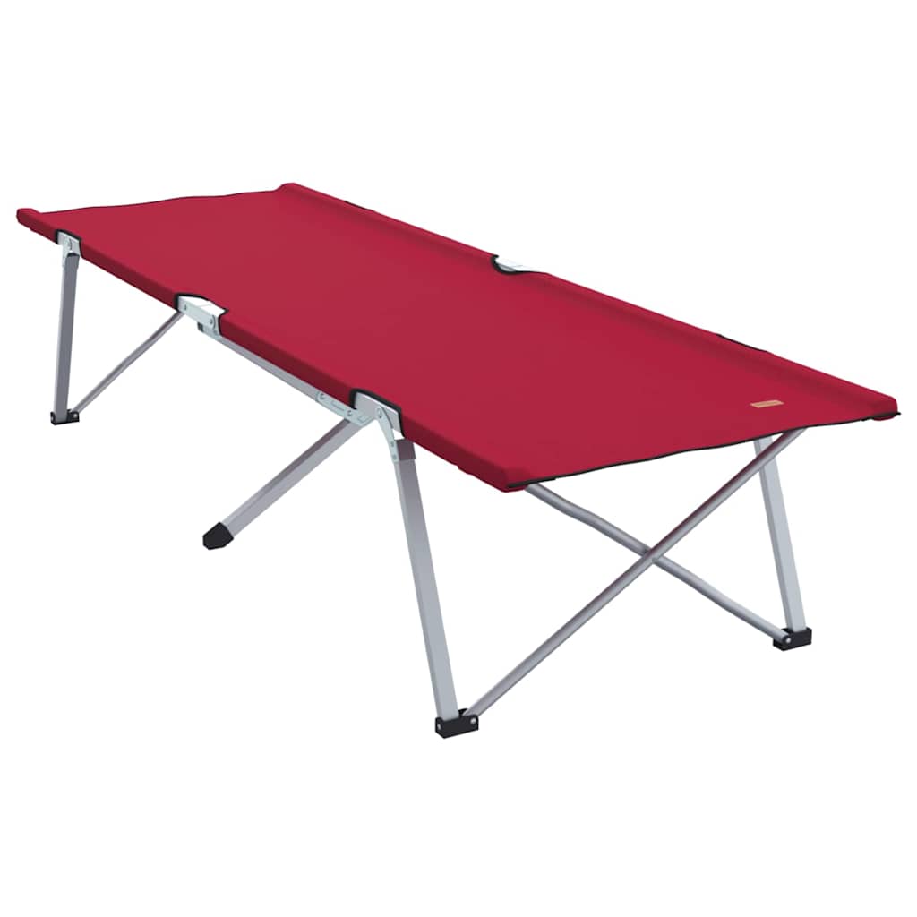 Foldende Camping Seng 2 stk. Rød 194 x 62,5 x 42,5 cm