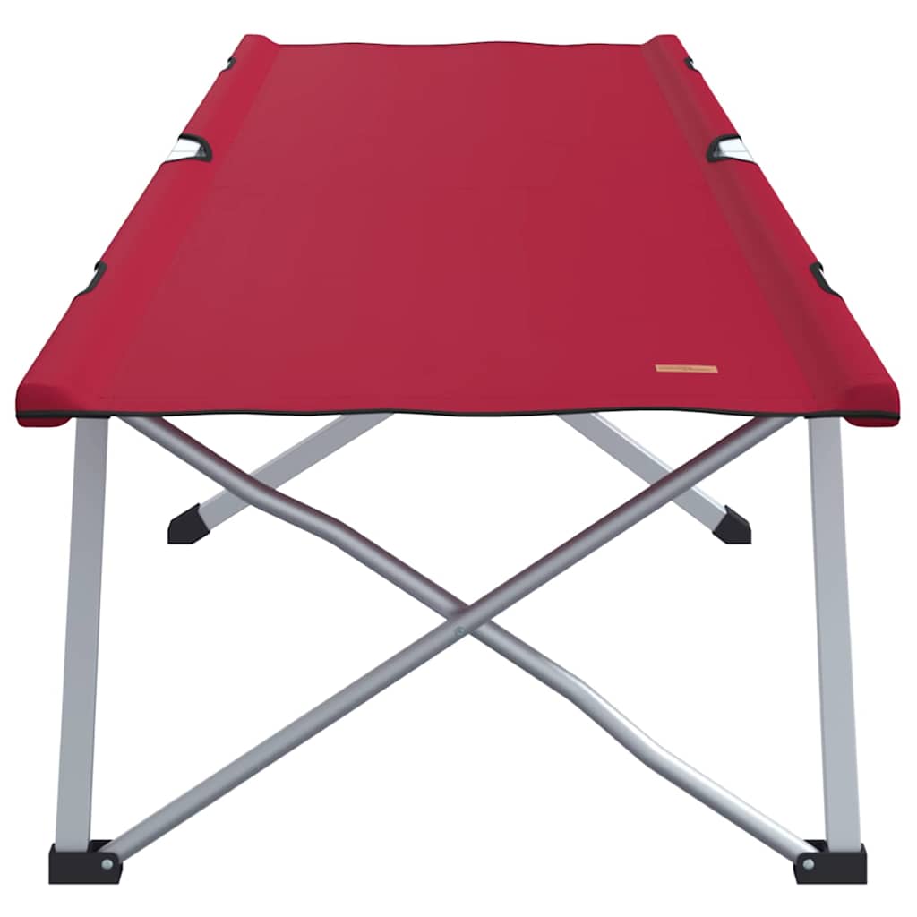 Foldende Camping Seng 2 stk. Rød 194 x 62,5 x 42,5 cm