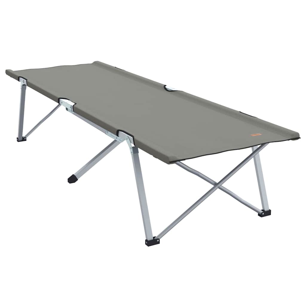 Foldende Camping Seng 2 stk. Grå 194 x 62,5 x 42,5 cm