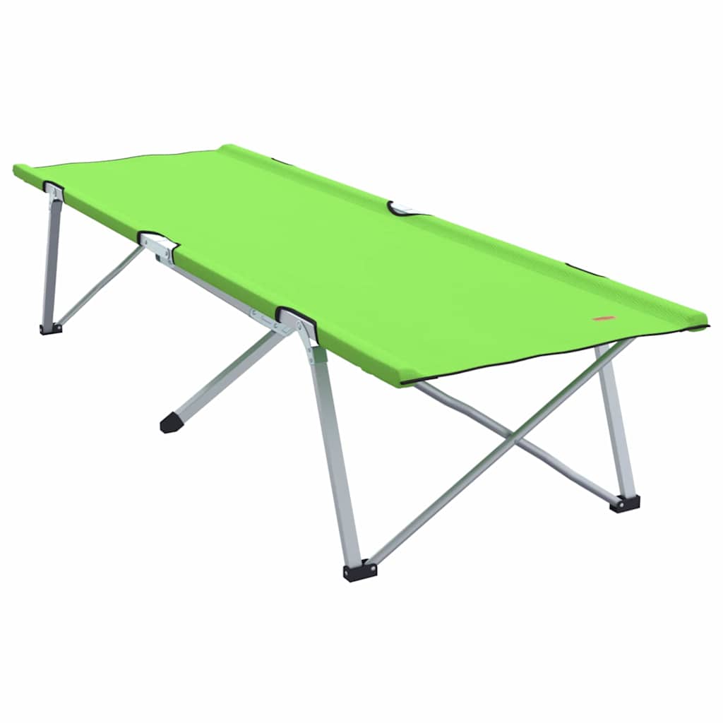 Foldende Camping Seng 2 stk. Grøn 194 x 62,5 x 42,5 cm