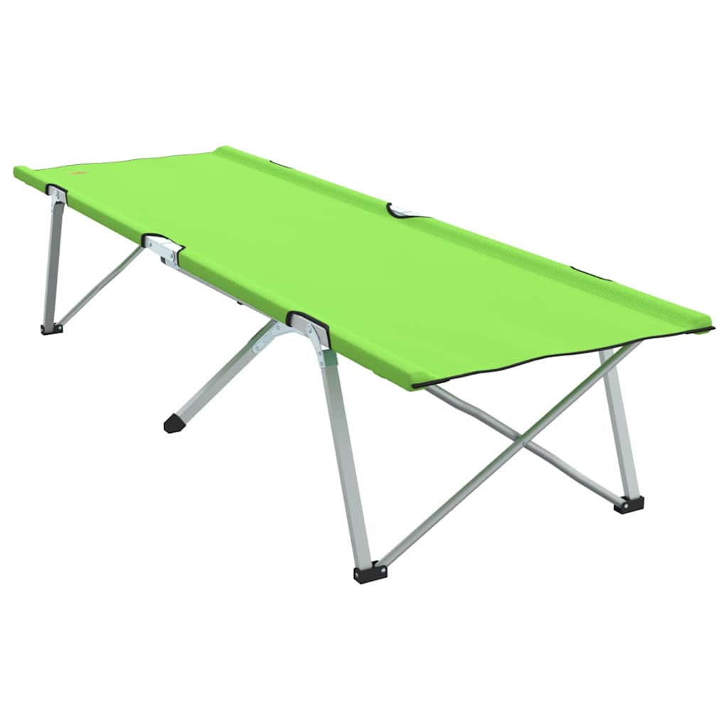 Foldende Camping Seng 2 stk. Grøn 194 x 62,5 x 42,5 cm