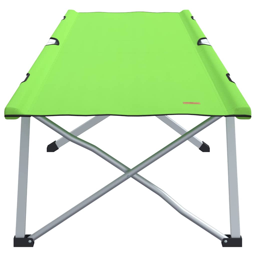 Foldende Camping Seng 2 stk. Grøn 194 x 62,5 x 42,5 cm