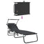 Foldestol Sort 190 x 57 x 81 cm oxford