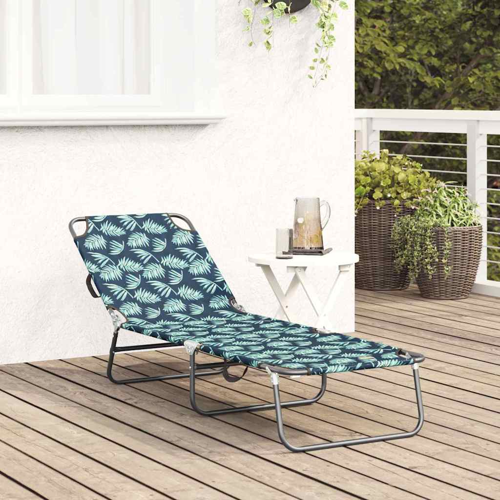 Foldestol Flerfarvet 188 x 57 x 86,5 cm Polyester