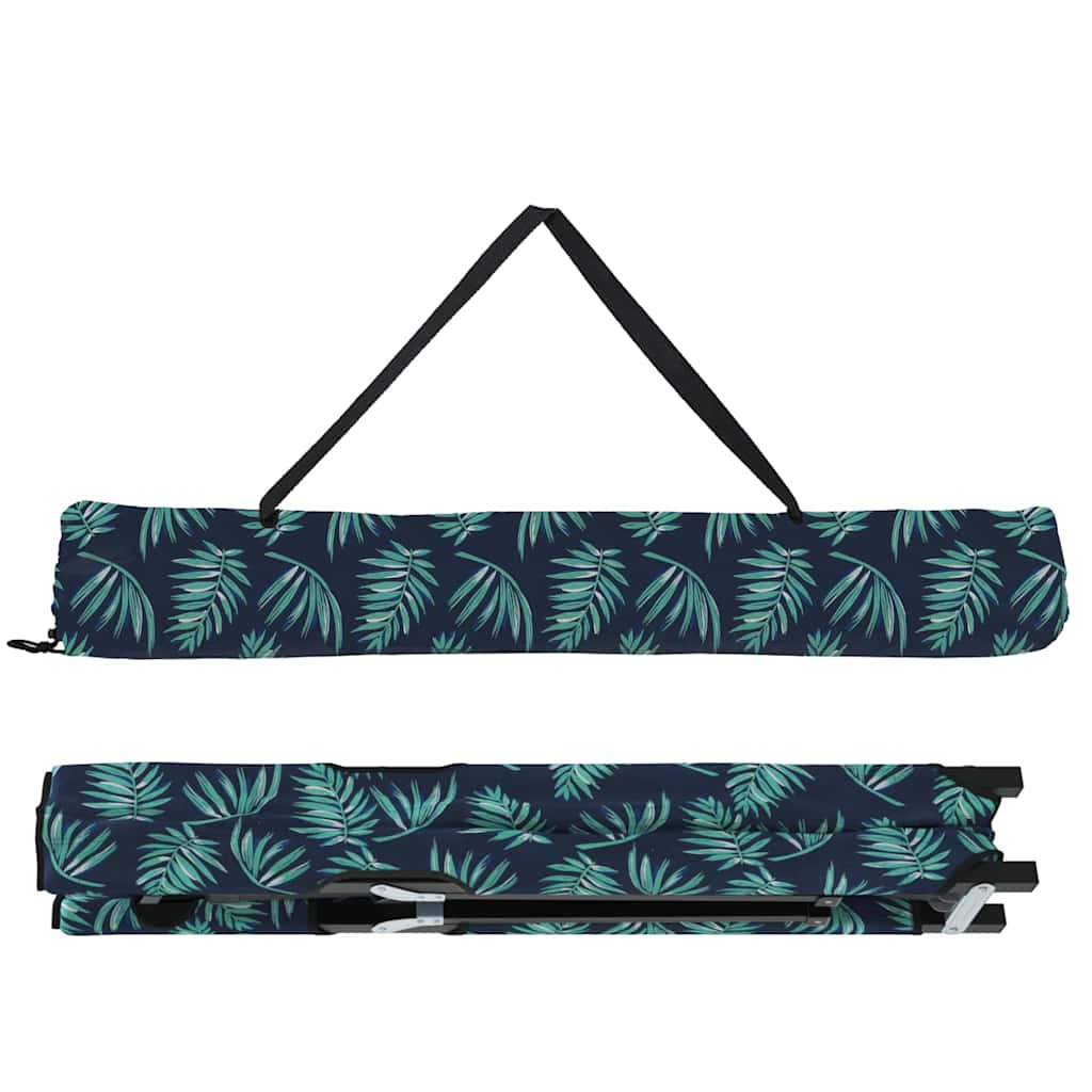 Foldende Camping Seng Blad Skov 206 x 76 x 74 cm Oxford og Stål