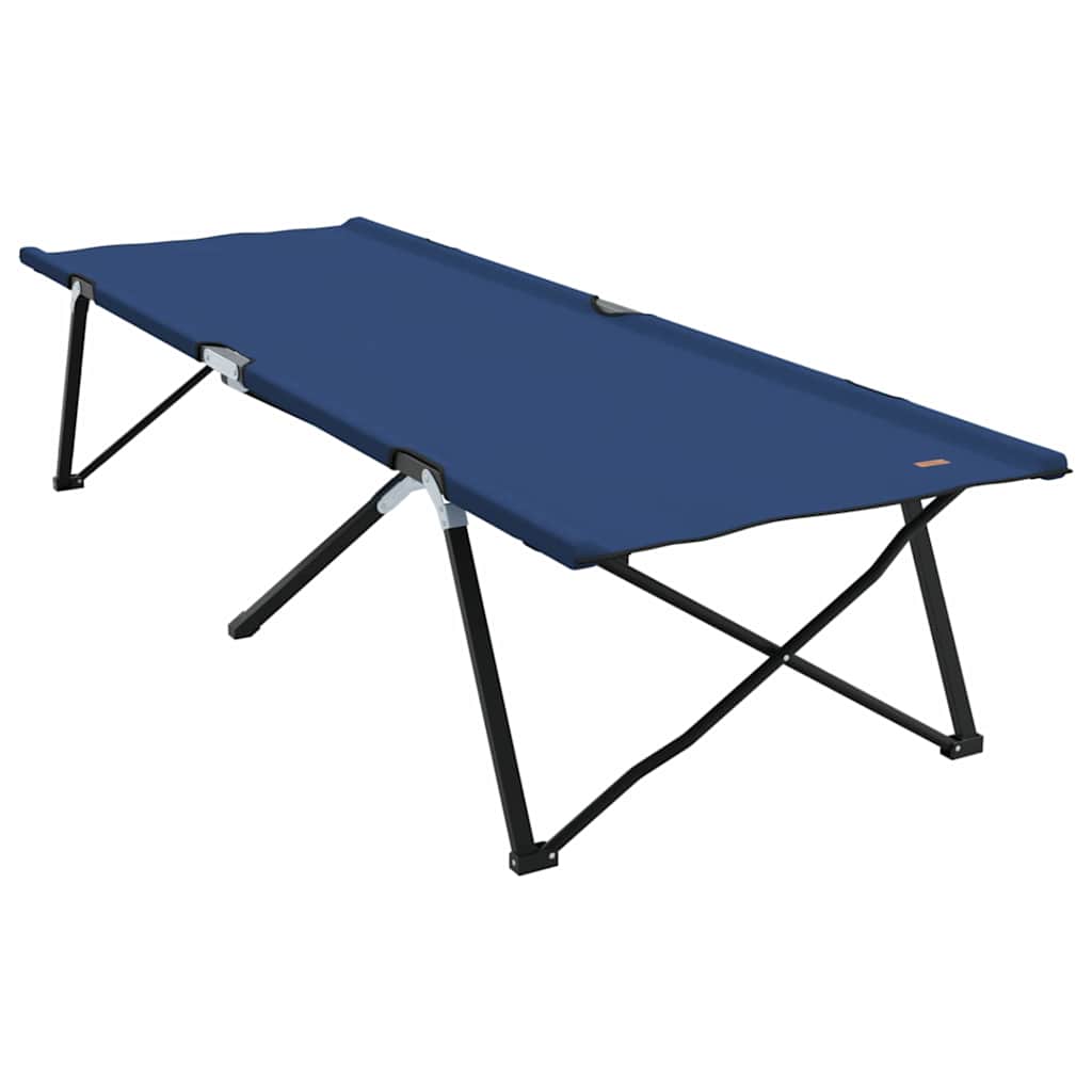 Foldende Camping Seng 2 stk. Blå 206 x 76 x 74 cm