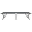 Foldende Camping Seng 2 stk. Sort 206 x 76 x 74 cm