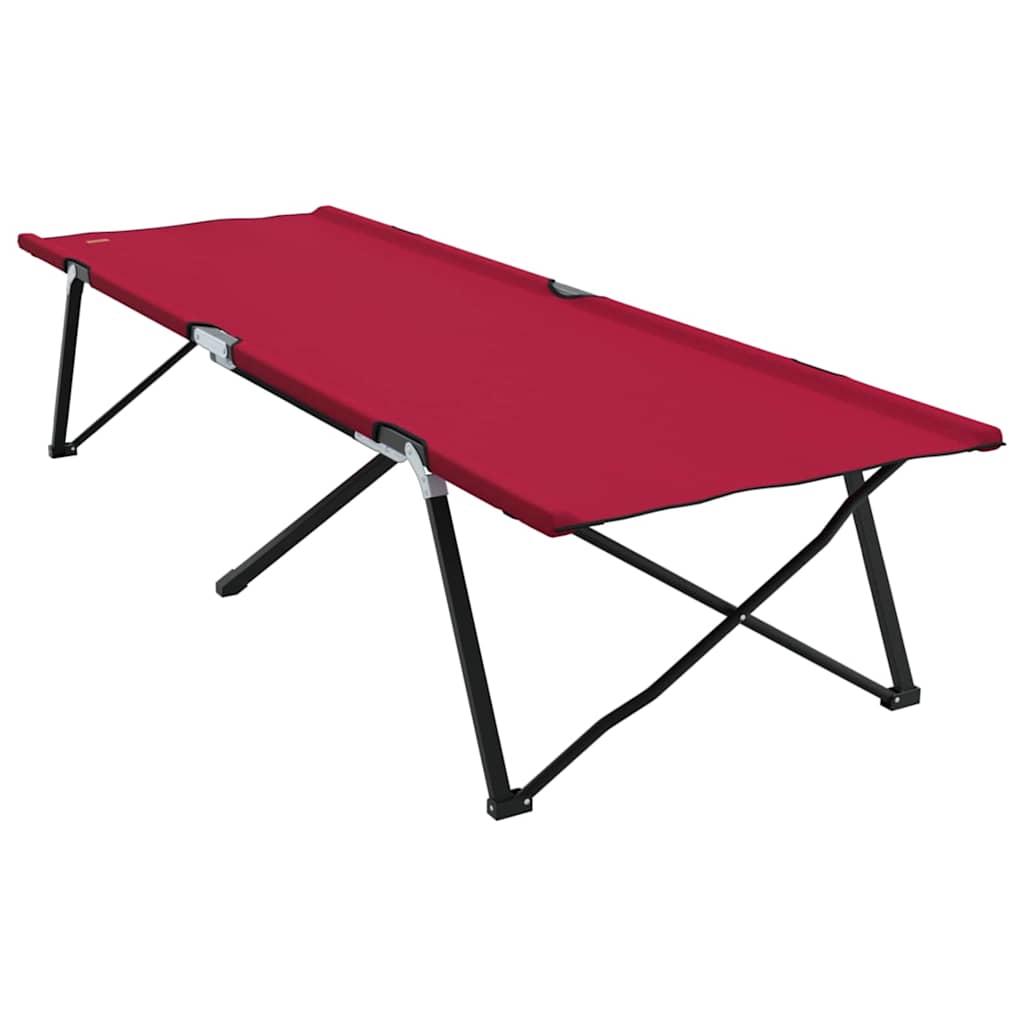 Foldende Camping Seng 2 stk. Rød 206 x 76 x 74 cm