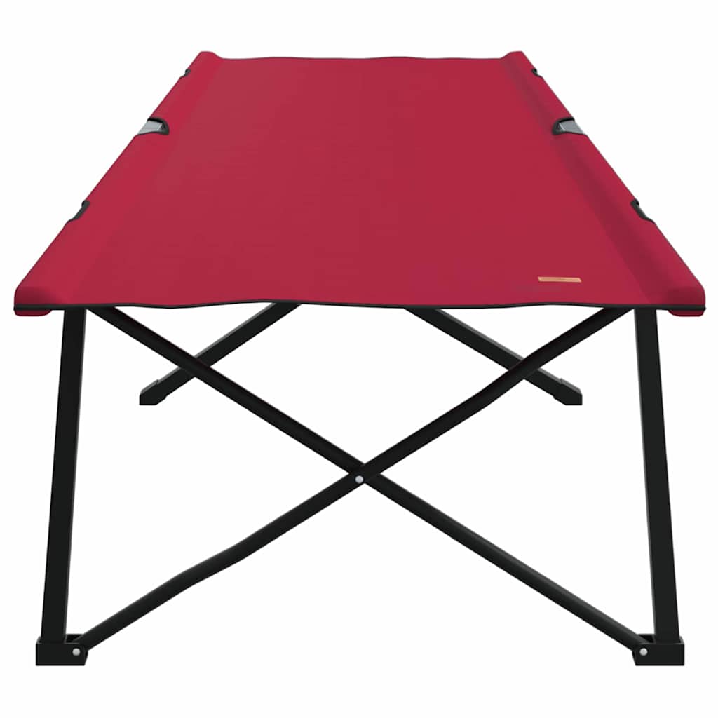 Foldende Camping Seng 2 stk. Rød 206 x 76 x 74 cm