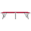 Foldende Camping Seng 2 stk. Rød 206 x 76 x 74 cm