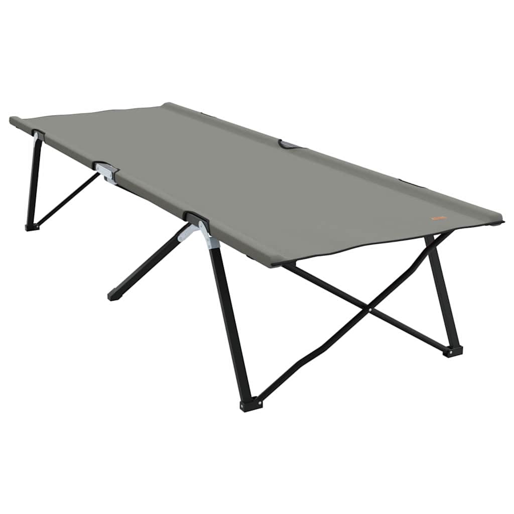 Foldende Camping Seng 2 stk. Grå 206 x 76 x 74 cm