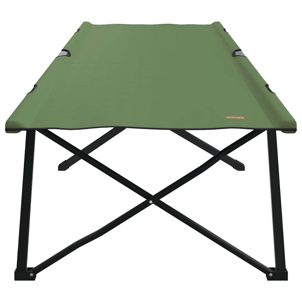 Foldende Camping Seng 2 stk. Grøn 206 x 76 x 74 cm