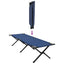 Foldende Camping Seng Blå 193 x 69 x 45 cm Oxford stof