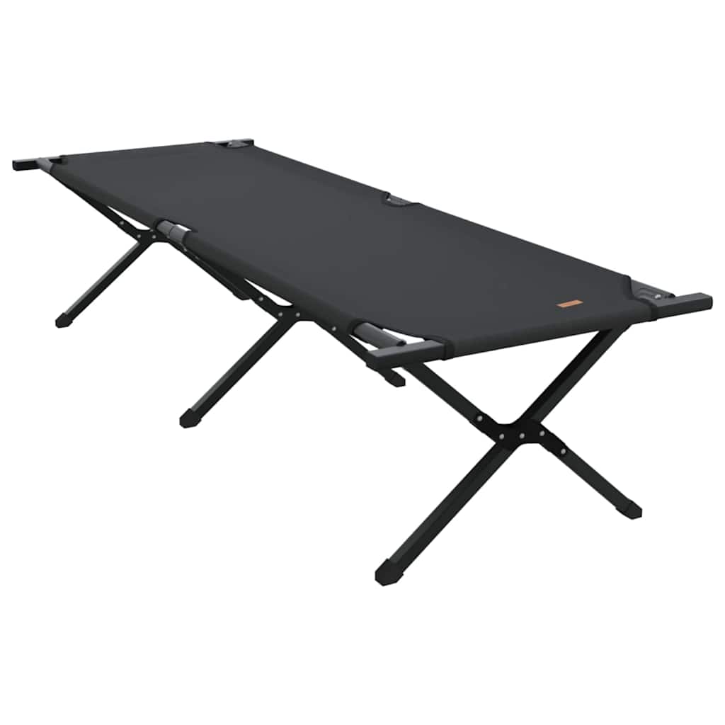 Foldende Camping Seng Sort 193 x 69 x 45 cm Oxford stof