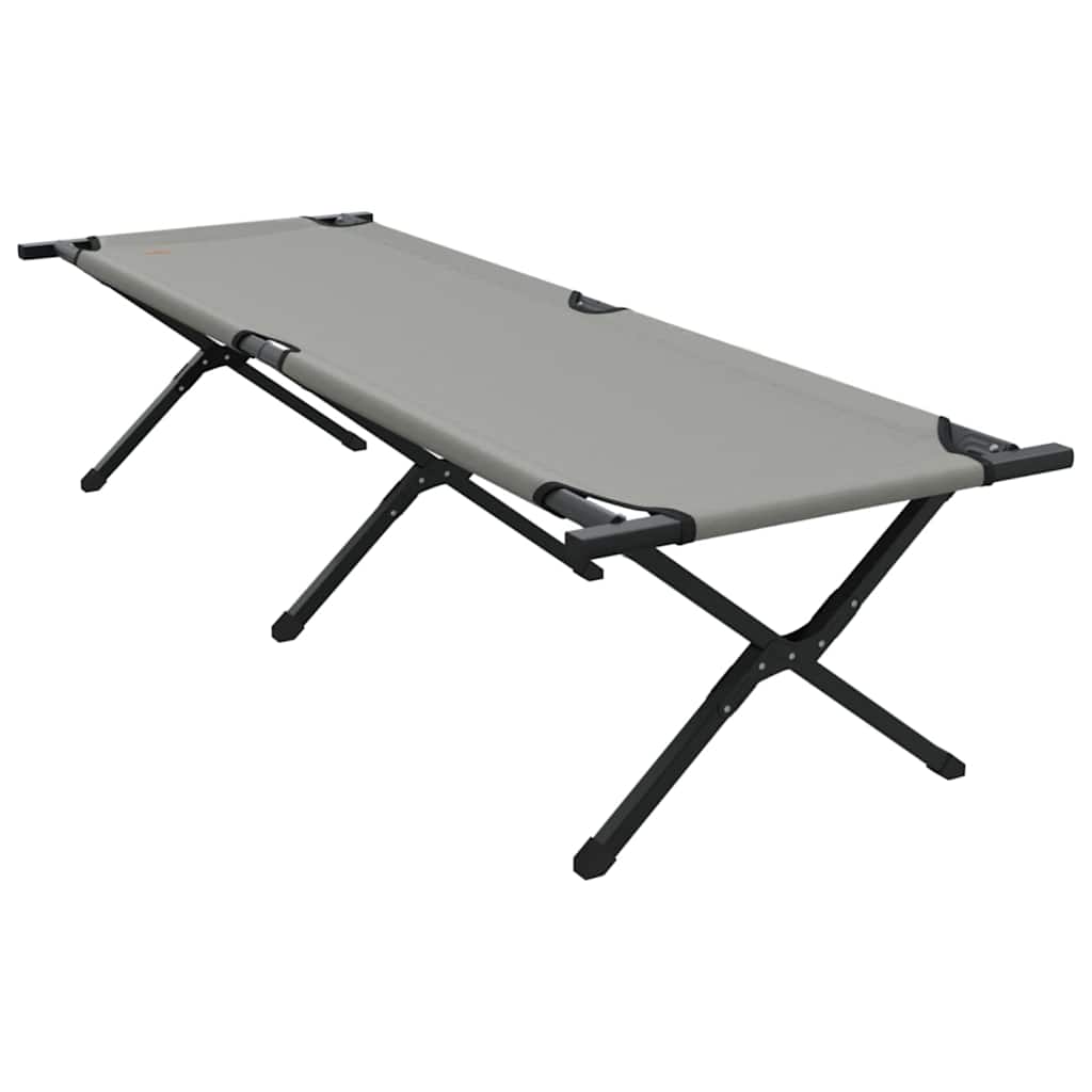 Foldende Camping Seng Grå 193 x 69 x 45 cm Oxford stof