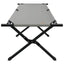 Foldende Camping Seng Grå 193 x 69 x 45 cm Oxford stof