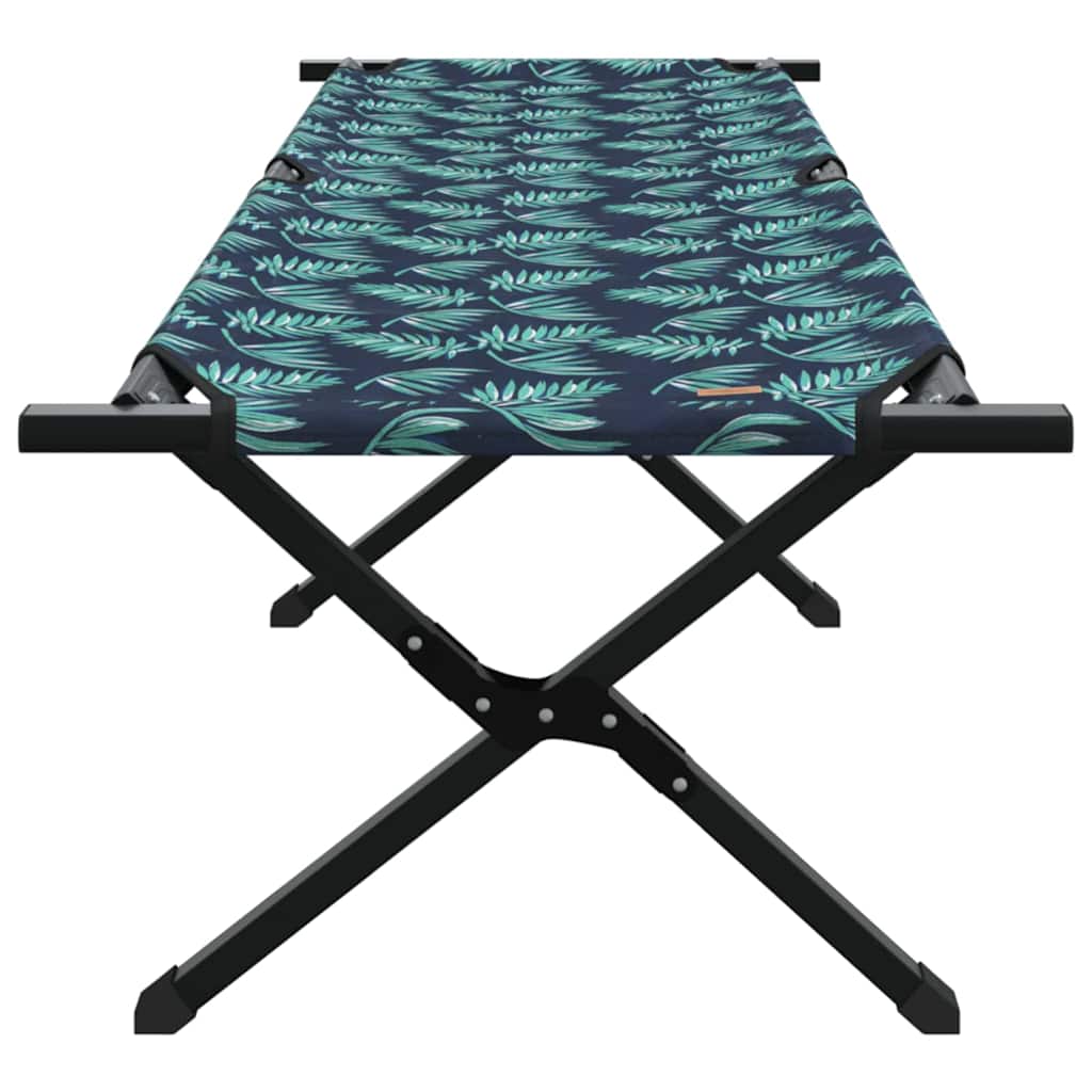 Foldende Camping Seng Blad Skov 193 x 69 x 45 cm Oxford stof