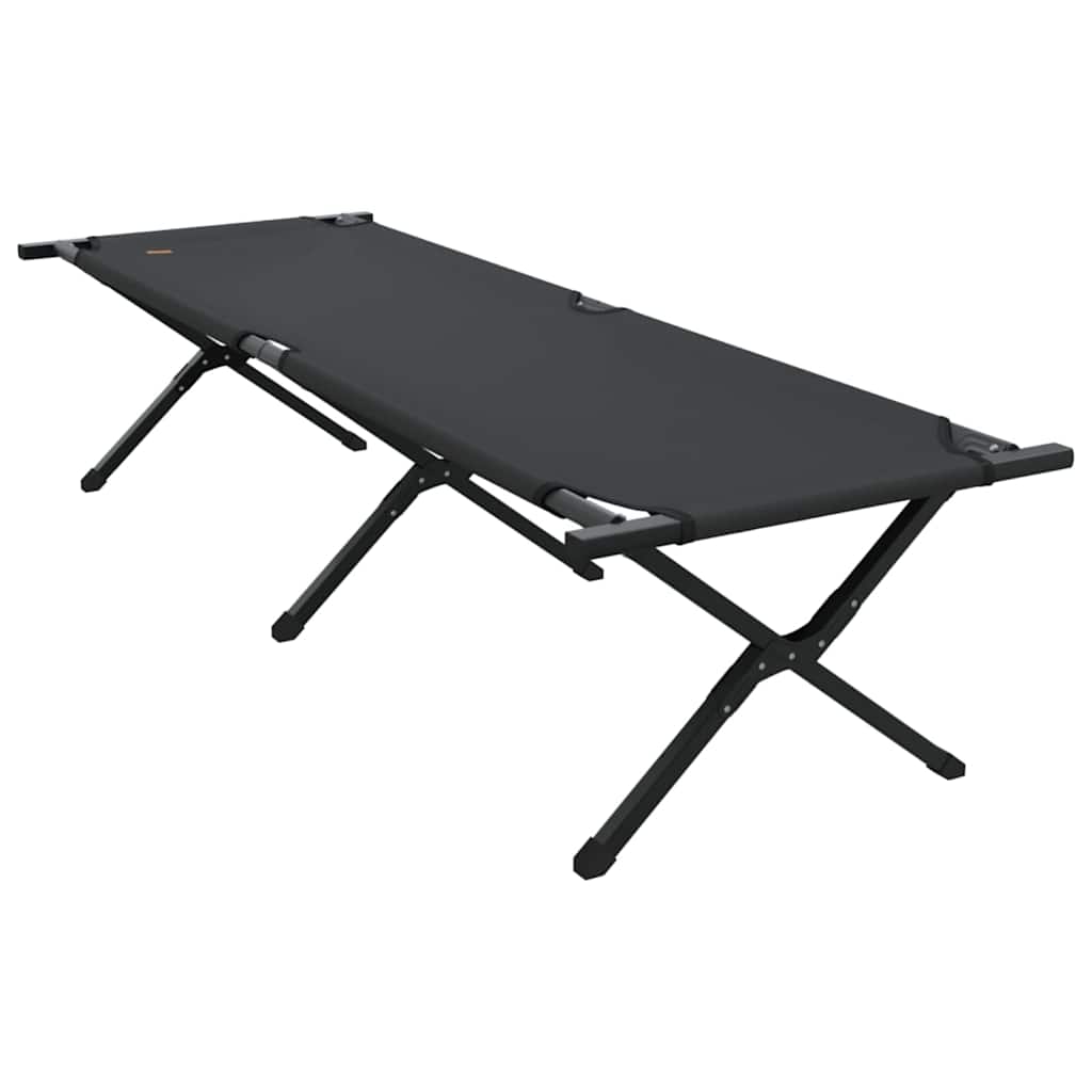 Foldende Camping Seng 2 stk. Sort 193 x 69 x 45 cm Oxford stof
