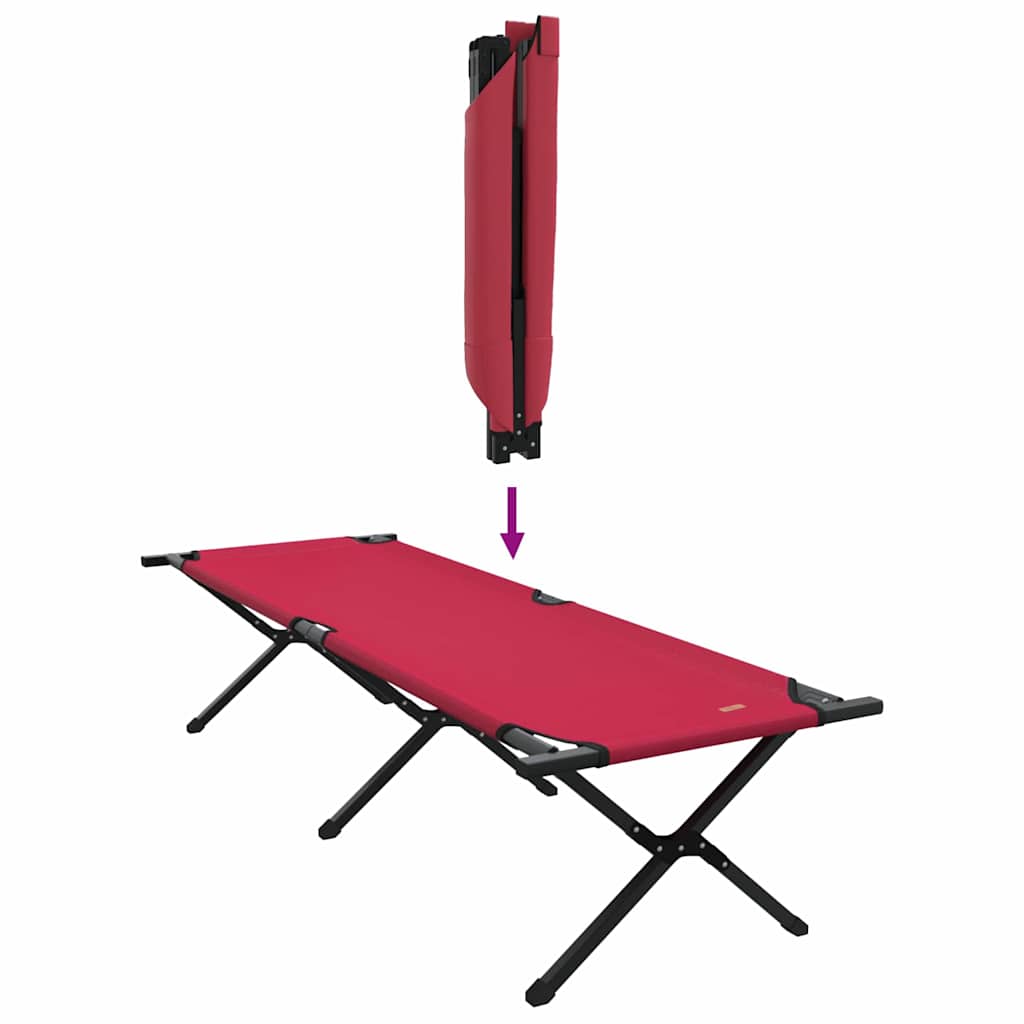 Foldende Camping Seng 2 stk. Rød 193 x 69 x 45 cm Oxford stof