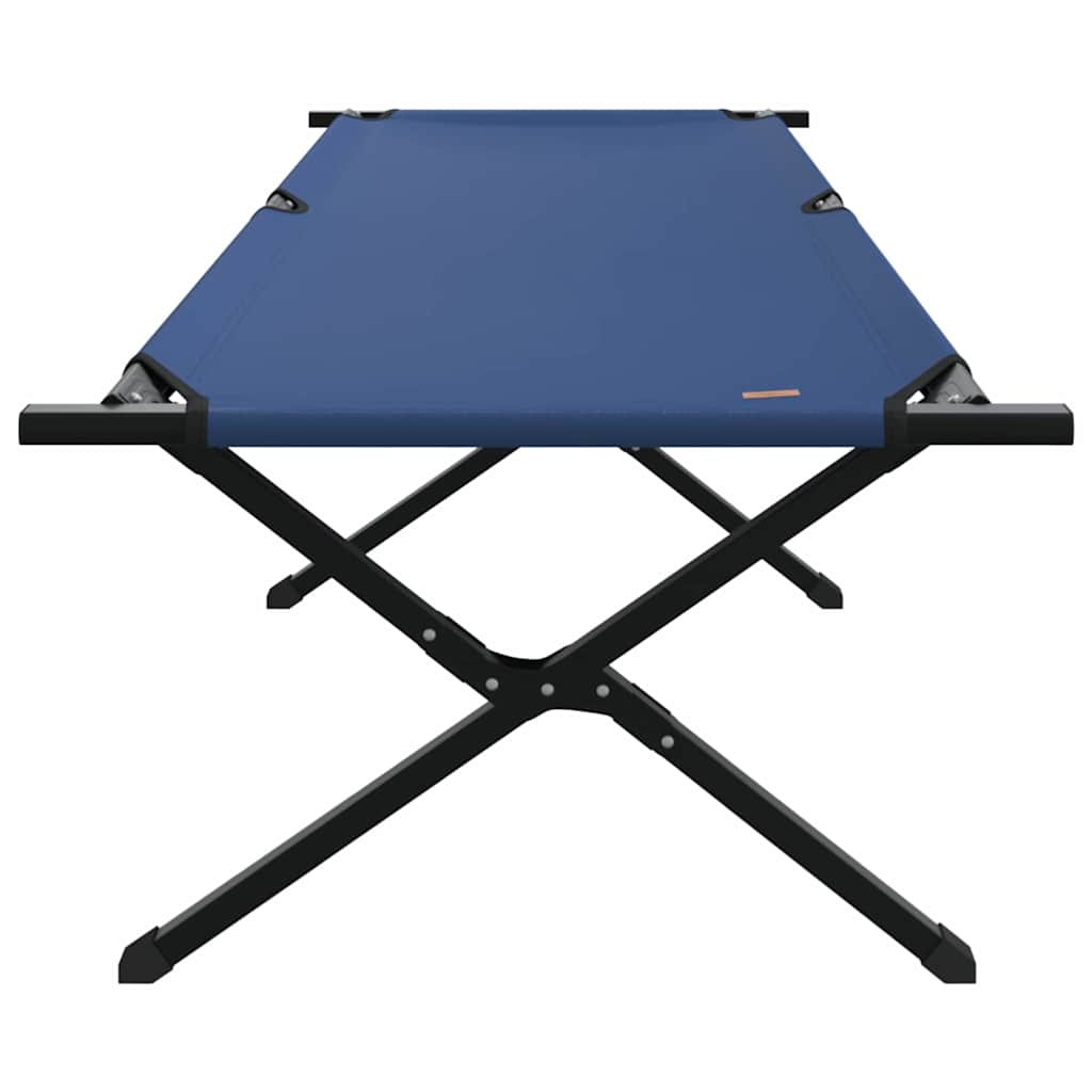 Foldende Camping Seng Blå 210 x 80 x 46 cm Oxford stof