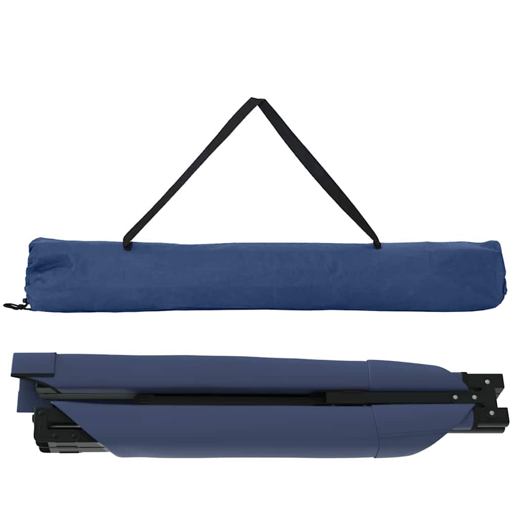 Foldende Camping Seng Blå 210 x 80 x 46 cm Oxford stof