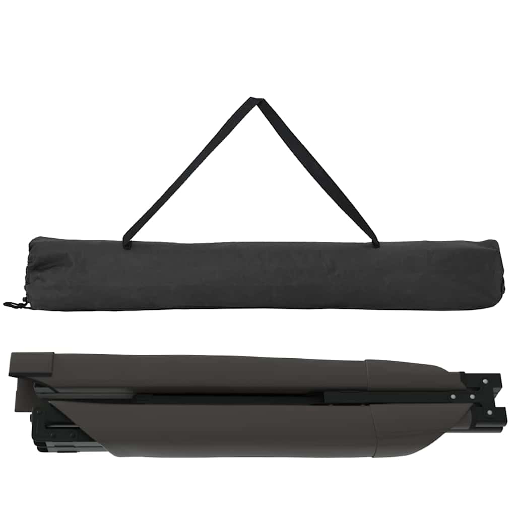 Foldende Camping Seng Sort 210 x 80 x 46 cm Oxford stof
