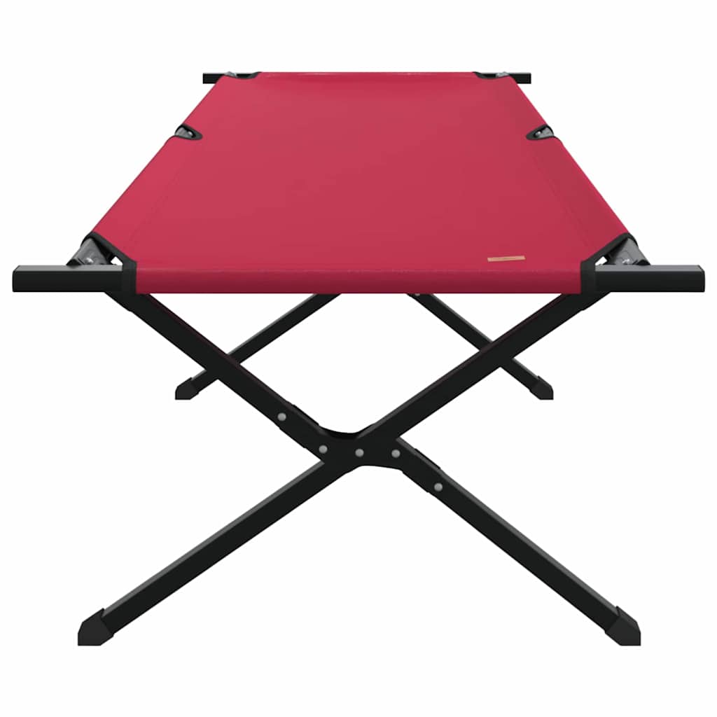 Foldende Camping Seng Rød 210 x 80 x 46 cm Oxford stof