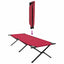 Foldende Camping Seng Rød 210 x 80 x 46 cm Oxford stof