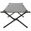 Foldende Camping Seng Grå 210 x 80 x 46 cm Oxford stof