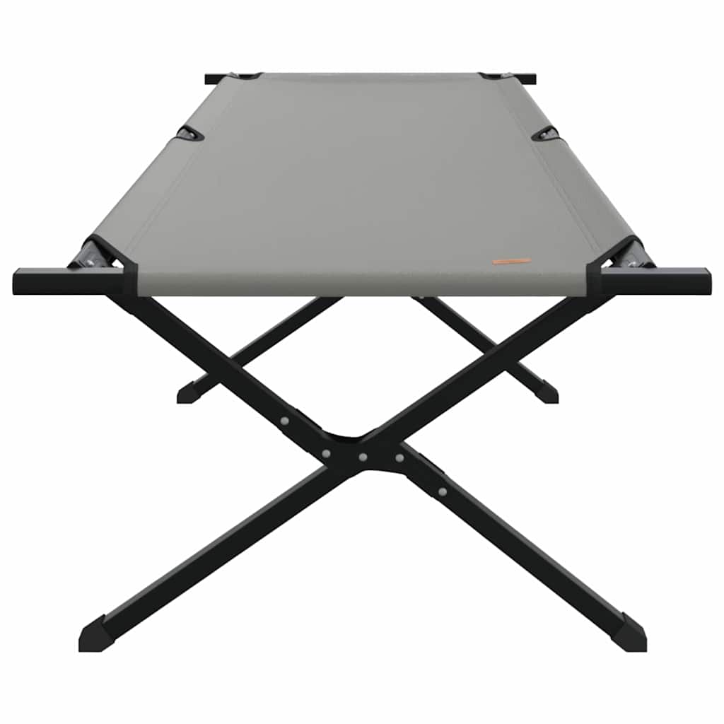 Foldende Camping Seng Grå 210 x 80 x 46 cm Oxford stof