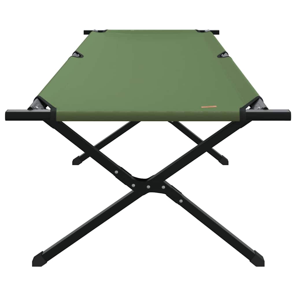 Foldende Camping Seng Grøn 210 x 80 x 46 cm Oxford stof