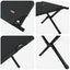Foldende Camping Seng 2 stk. Sort 210 x 80 x 46 cm Oxford stof