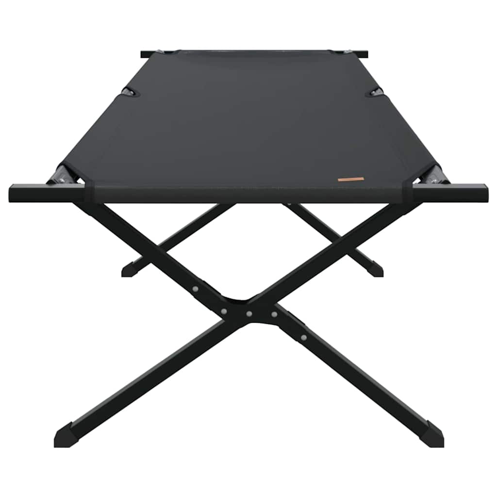 Foldende Camping Seng 2 stk. Sort 210 x 80 x 46 cm Oxford stof