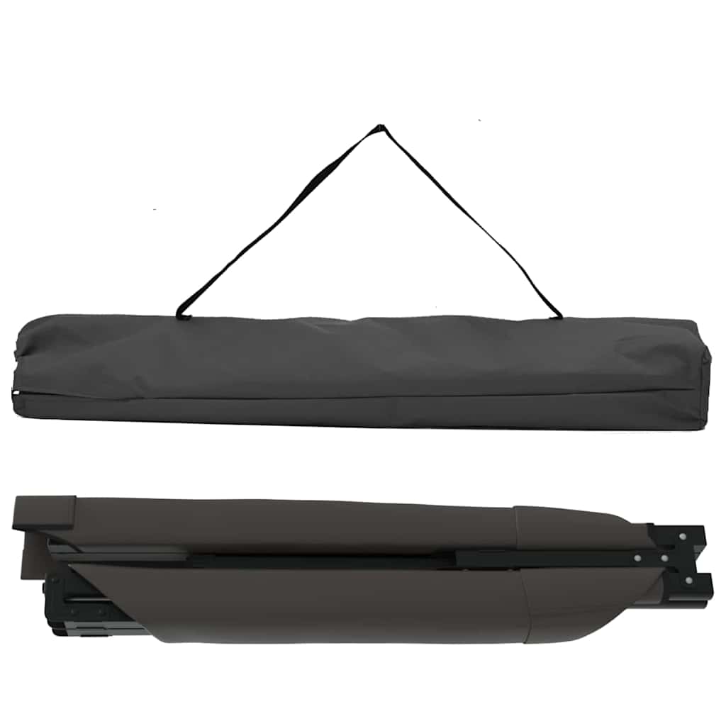 Foldende Camping Seng 2 stk. Sort 210 x 80 x 46 cm Oxford stof