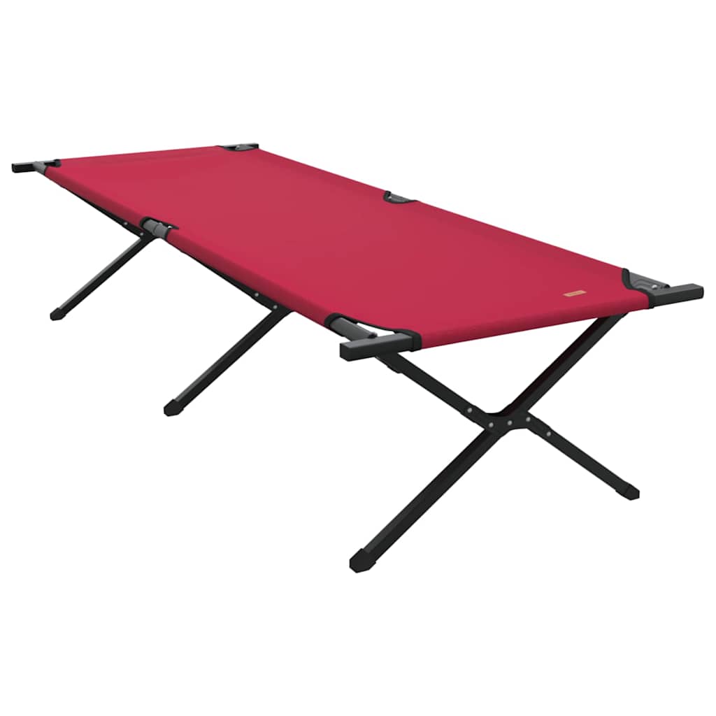 Foldende Camping Seng 2 stk. Rød 210 x 80 x 46 cm Oxford stof