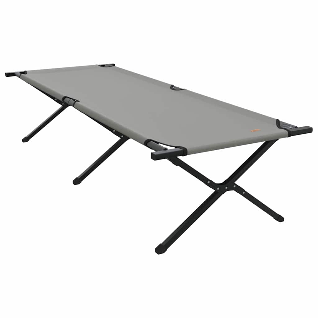 Foldende Camping Seng 2 stk. Grå 210 x 80 x 46 cm Oxford stof