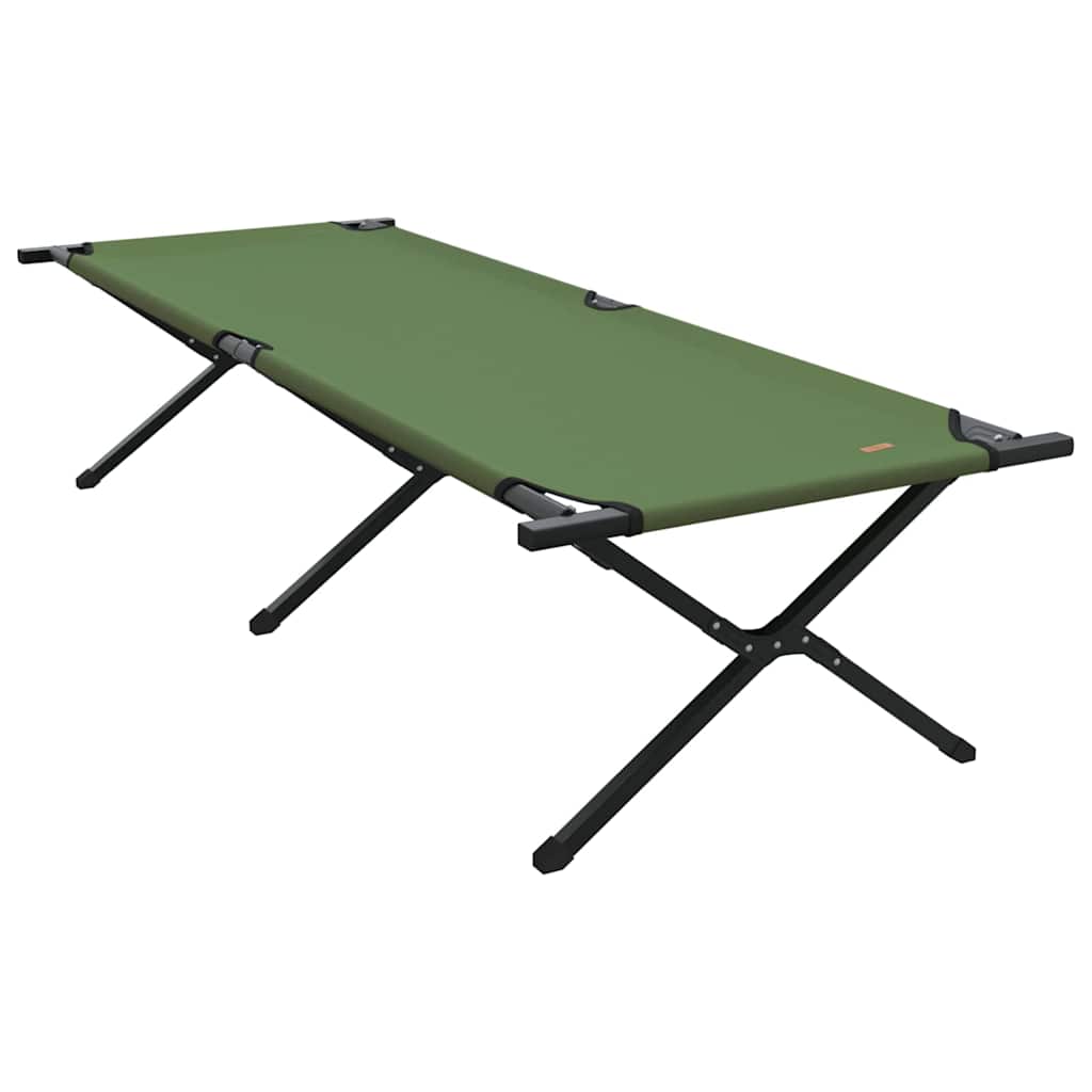 Foldende Camping Seng 2 stk. Grøn 210 x 80 x 46 cm Oxford stof