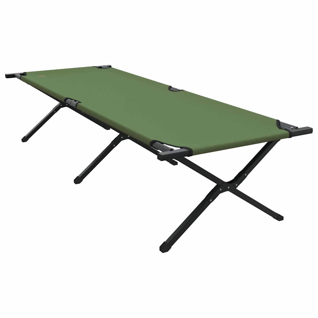 Foldende Camping Seng 2 stk. Grøn 210 x 80 x 46 cm Oxford stof
