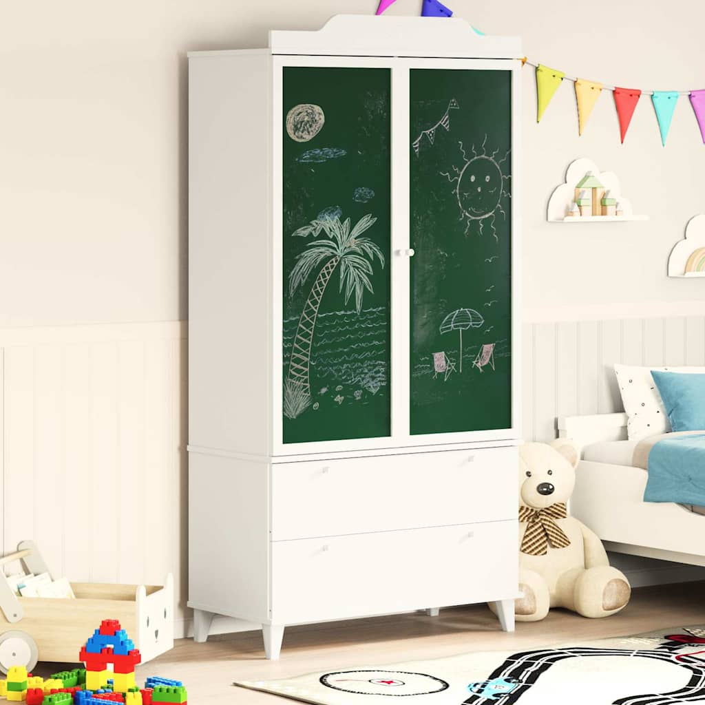 Børns kreative opbevaring ROROS Hvid 90 x 45 x 180 cm