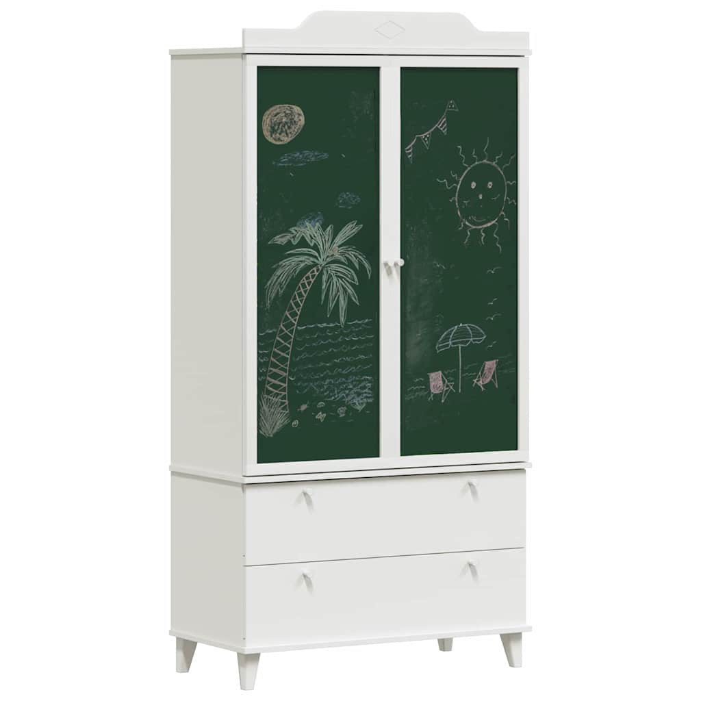 Børns kreative opbevaring ROROS Hvid 90 x 45 x 180 cm