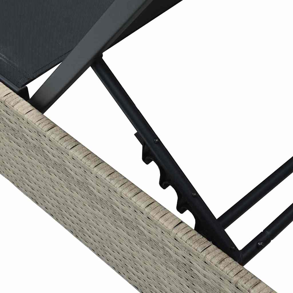 Solstol Beige 200.5 x 70 x 75 cm polyrattan