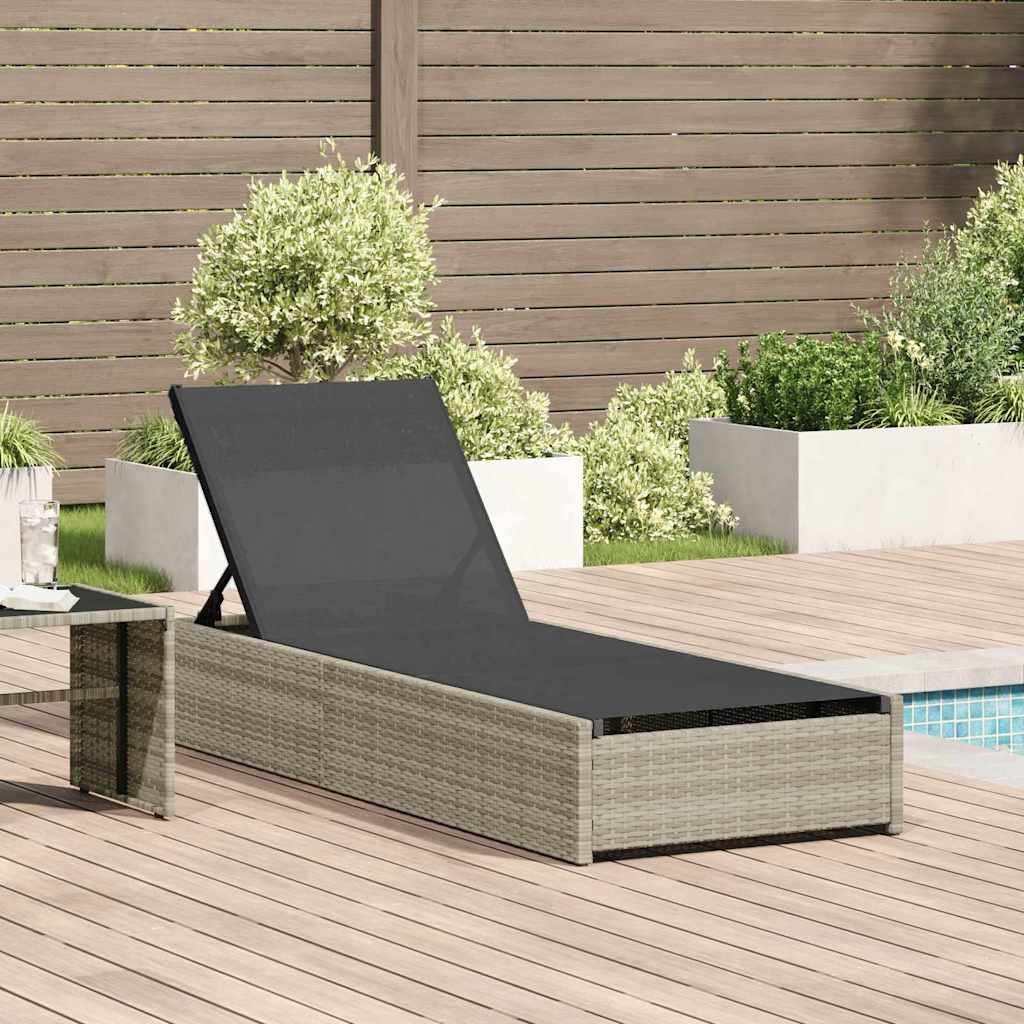 Solstol Beige 200.5 x 70 x 75 cm polyrattan