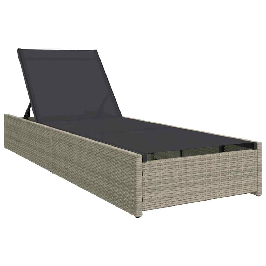 Solstol Beige 200.5 x 70 x 75 cm polyrattan