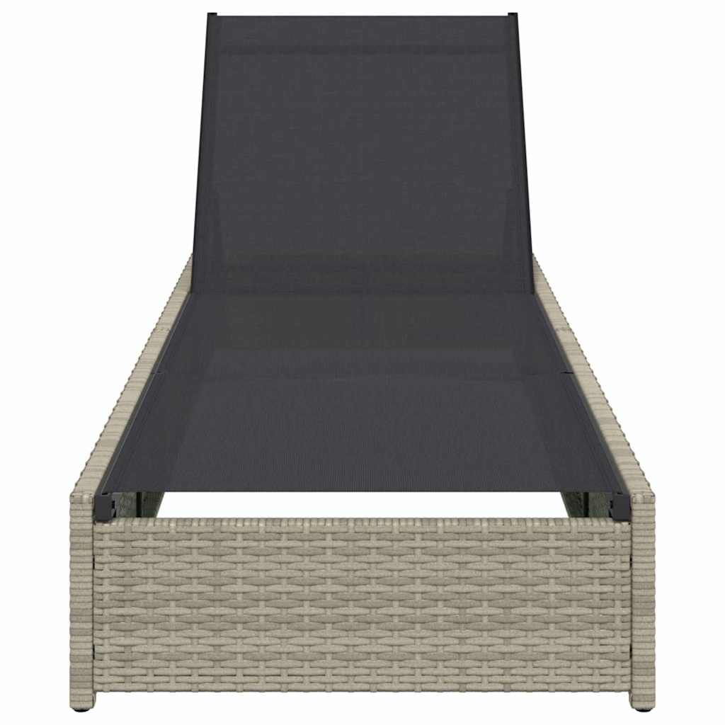 Solstol Beige 200.5 x 70 x 75 cm polyrattan