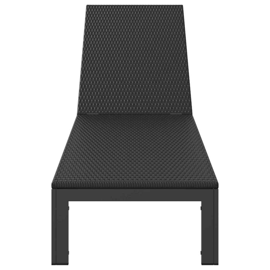 Solseng polyrattan Sort