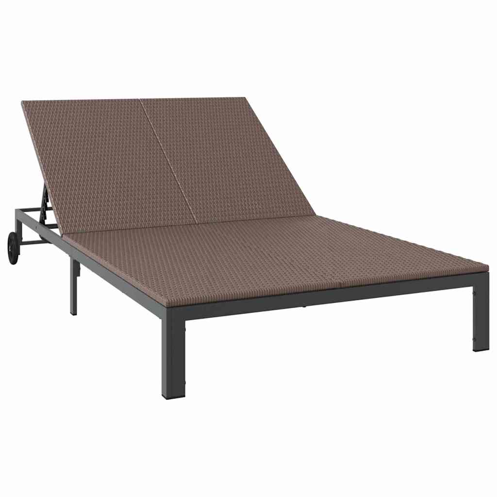 Solseng polyrattan Brun