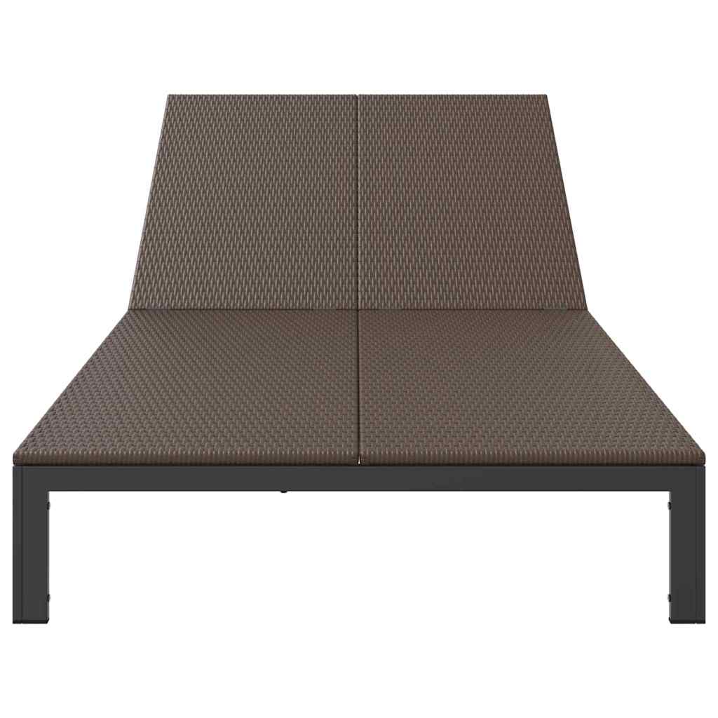 Solseng polyrattan Brun