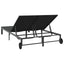 Solseng polyrattan Sort