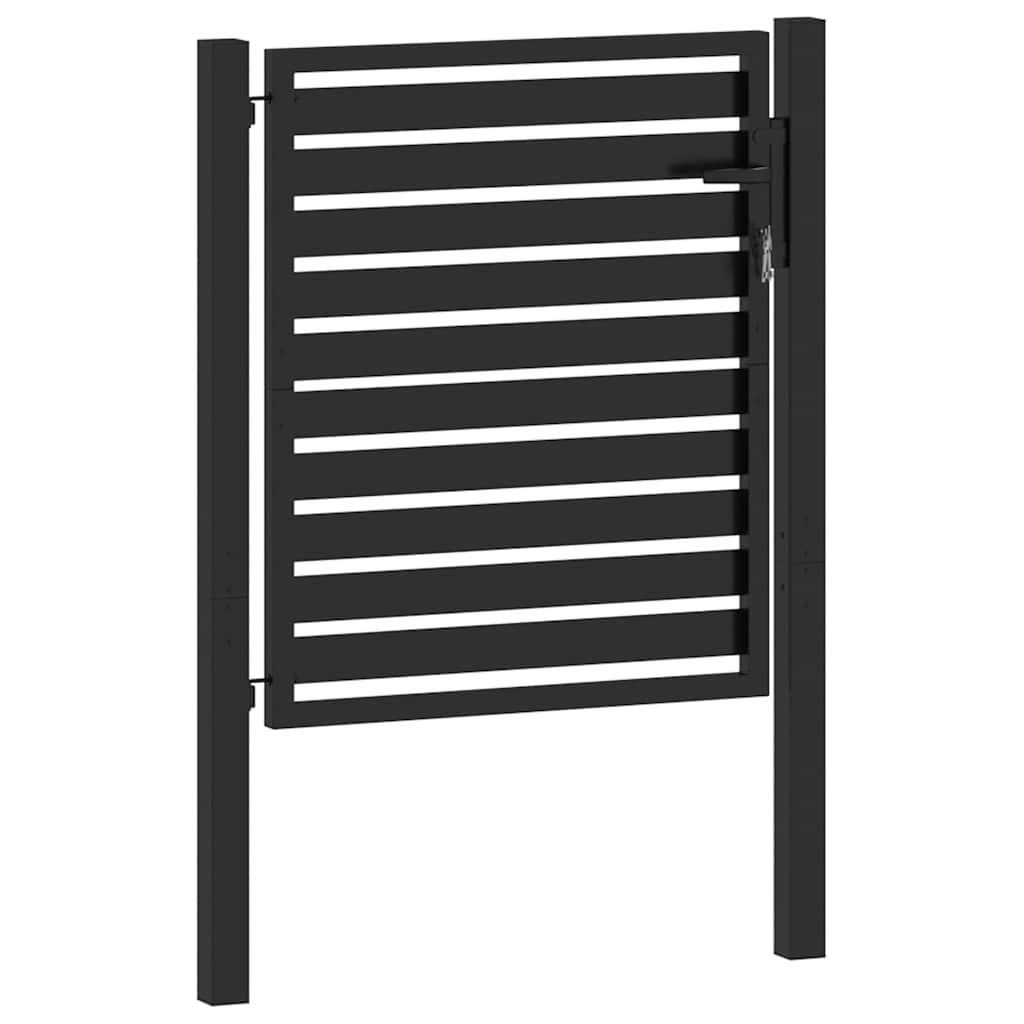 havelåge låsbar 100x100 cm aluminium sort